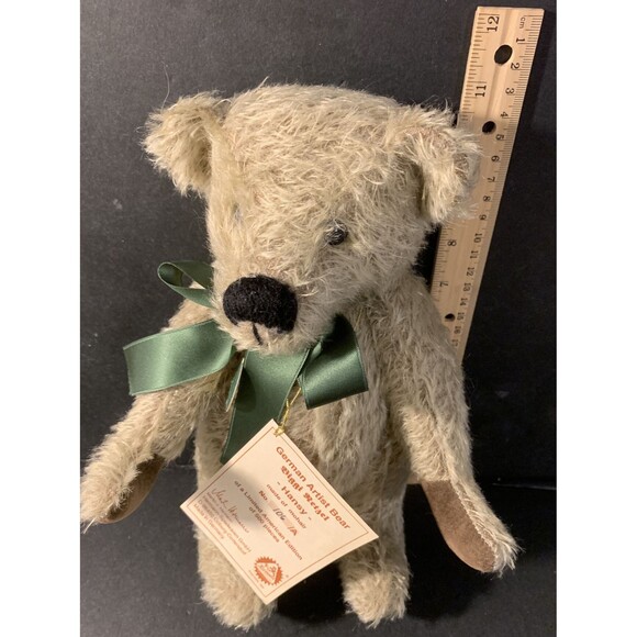 11” Hermann German Mohair Jointed Teddy Bear. Limited American Edition. - Picture 7 of 11